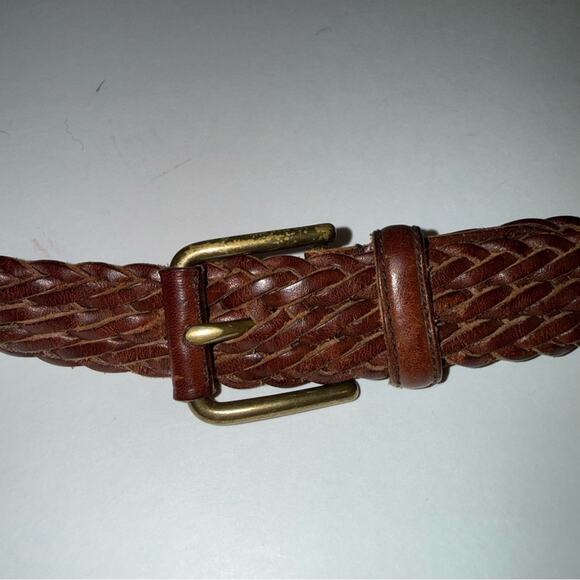 VINTAGE COACH leather braided classic work wear belt 40 main image 8